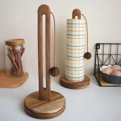 Portarotolo da Cucina in Legno