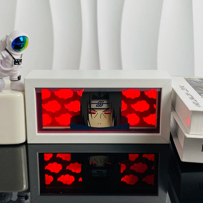 Light Box LED 3D con Intaglio su Carta