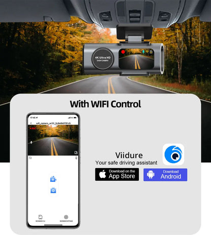 Dash Cam 4K UHD Acceo B35P / B53P – WiFi + GPS + 24H Parking