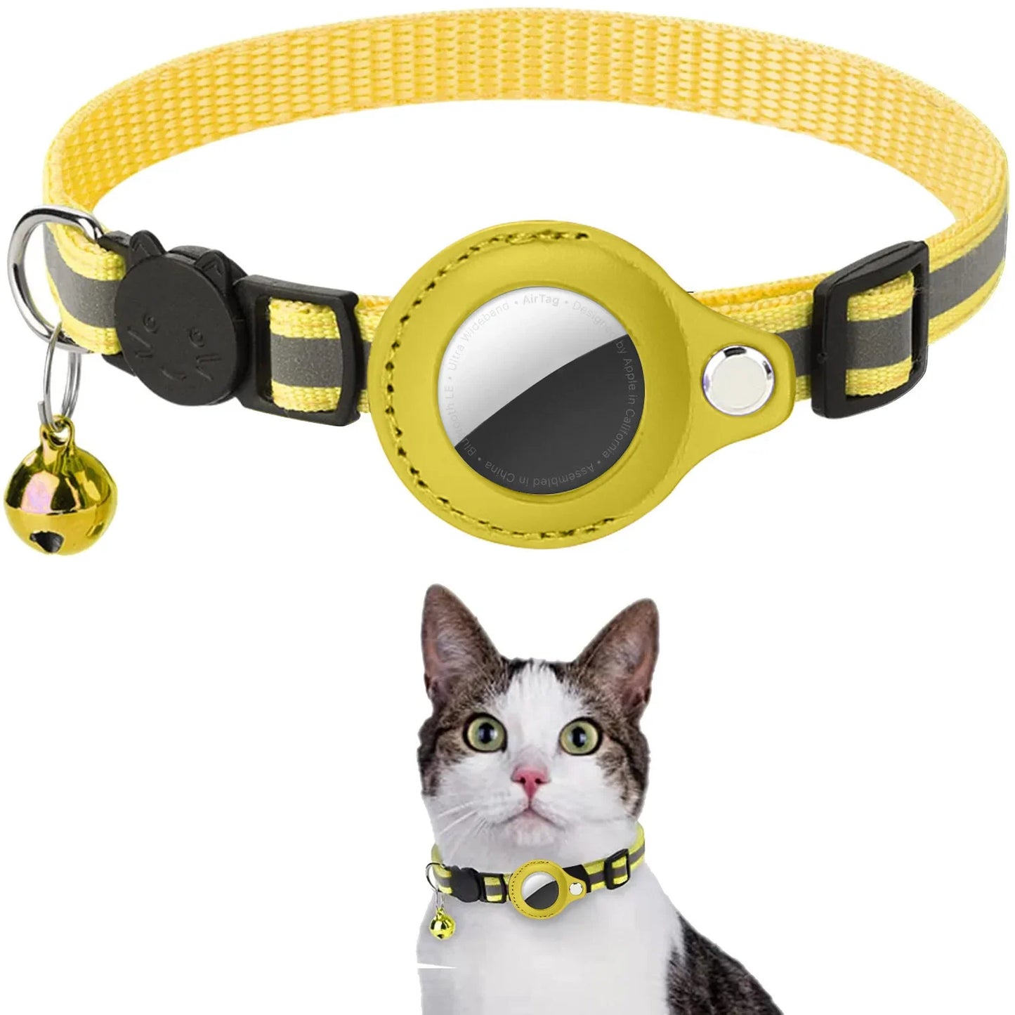Collare per Gatti con Supporto AirTag