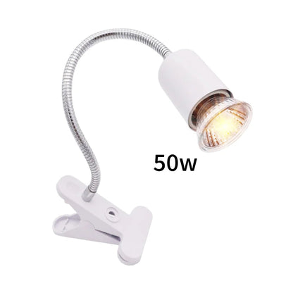 Lampada Riscaldante per Rettili  – Portalampada E27 con Braccio Flessibile