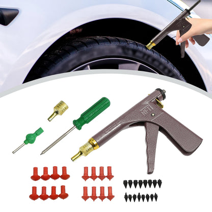 Portable Car Wheel Vacuum Tire Repair Tool Kit
