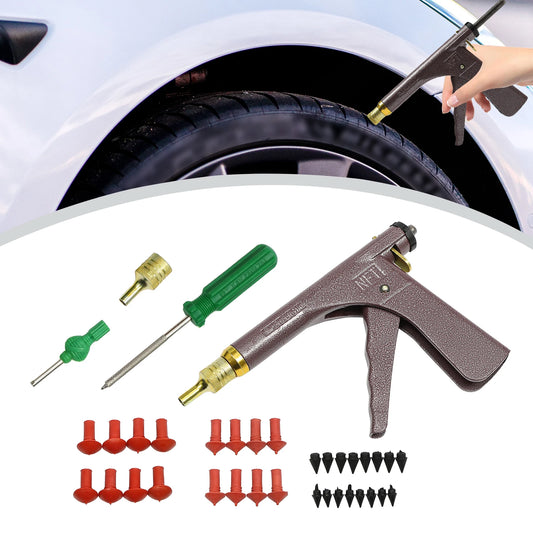 Portable Car Wheel Vacuum Tire Repair Tool Kit
