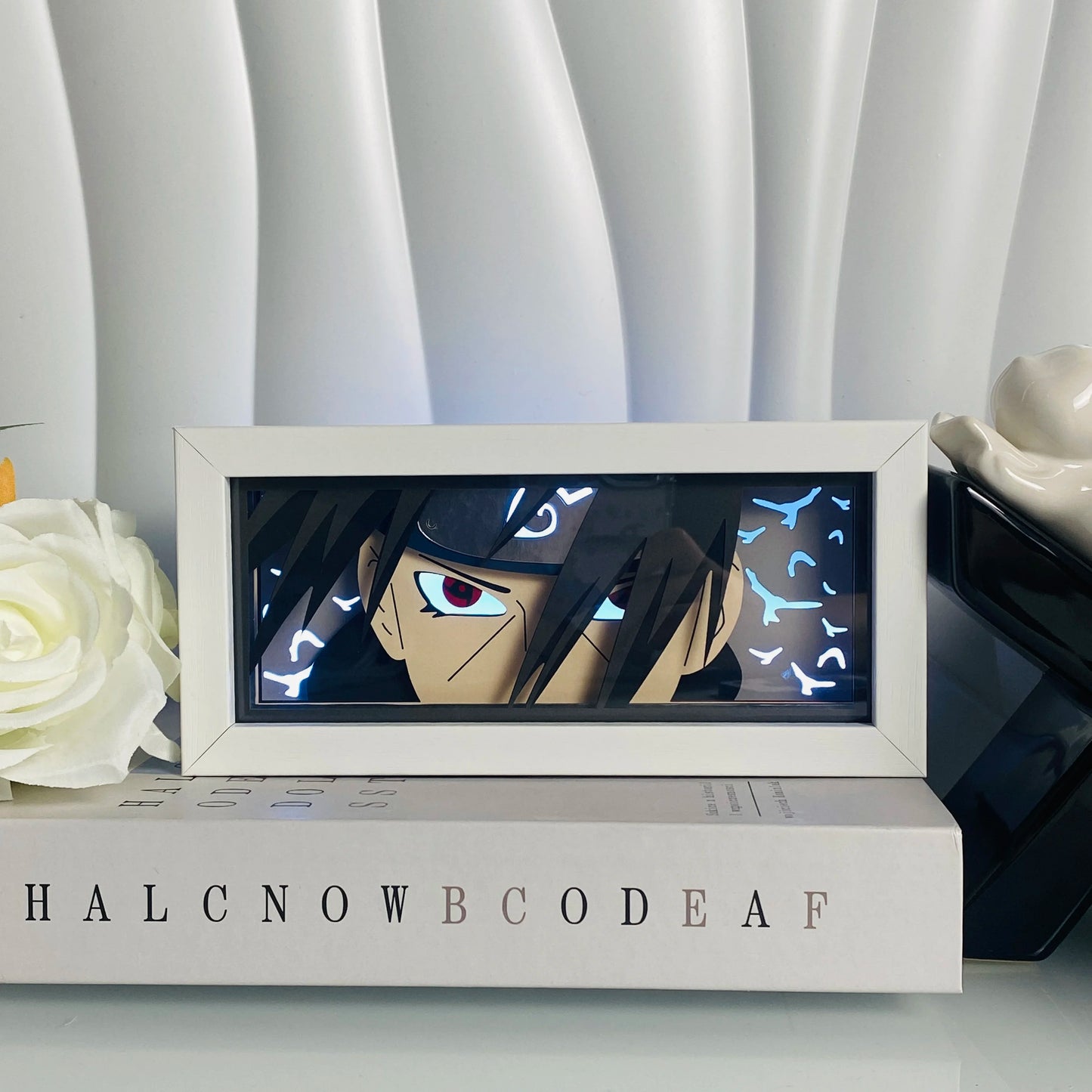 Light Box LED 3D con Intaglio su Carta