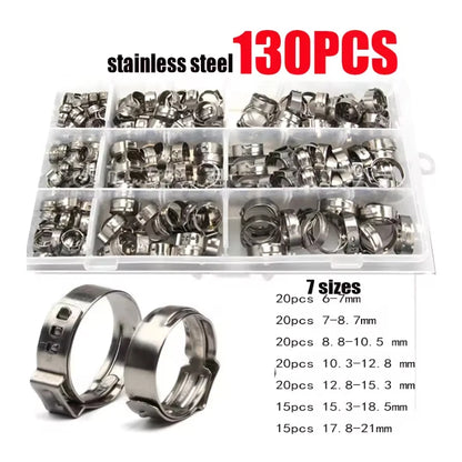 Set Fascette Stringitubo 1-Ear in Acciaio Inox 304