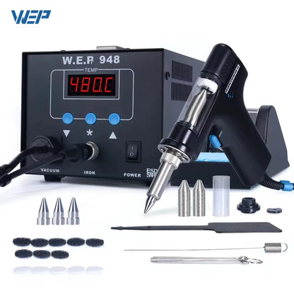 WEP 948D-III 2-in-1 ESD Safe Desoldering &amp; Soldering Station