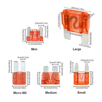 Kit Fusibili Auto 120/180/300 Pezzi