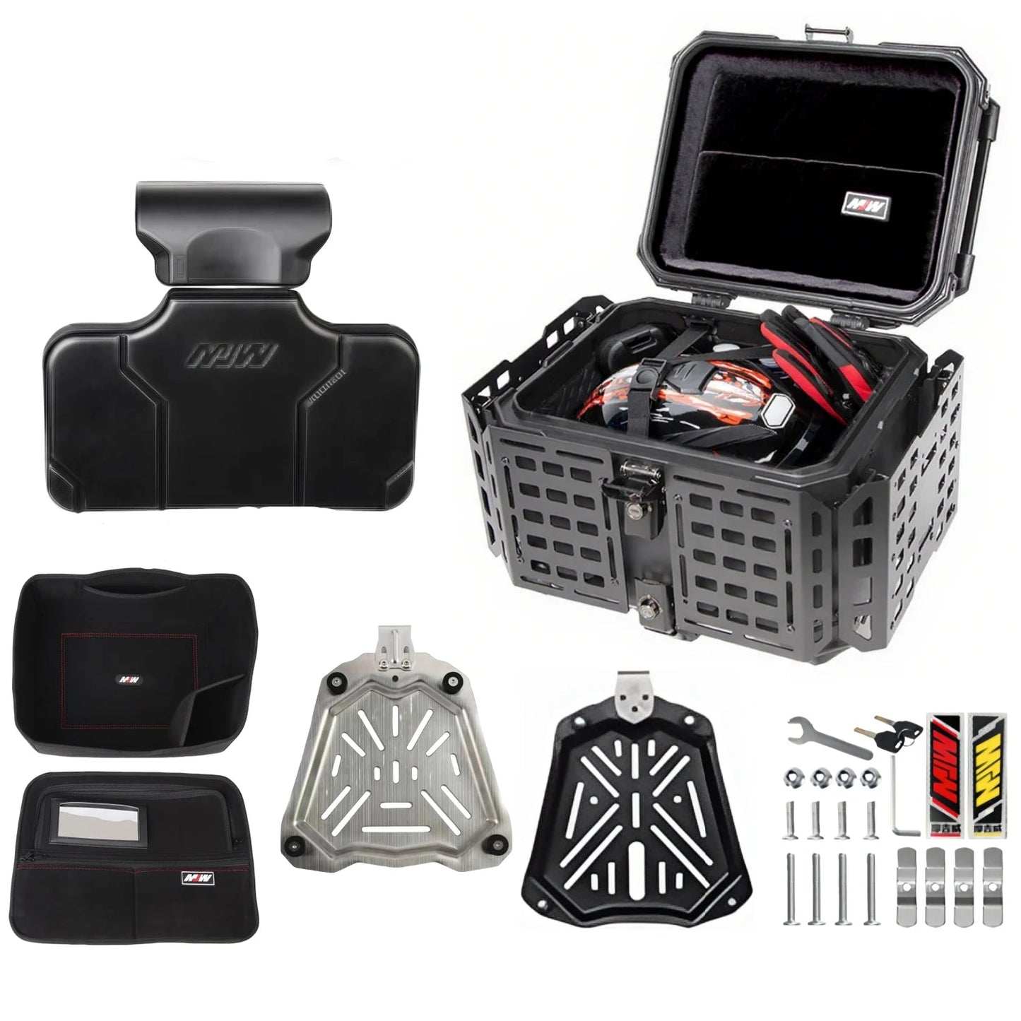 Top Box Motorcycle in Alluminio