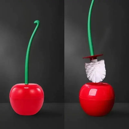 Spazzolone da Toilette a Forma di Ciliegia