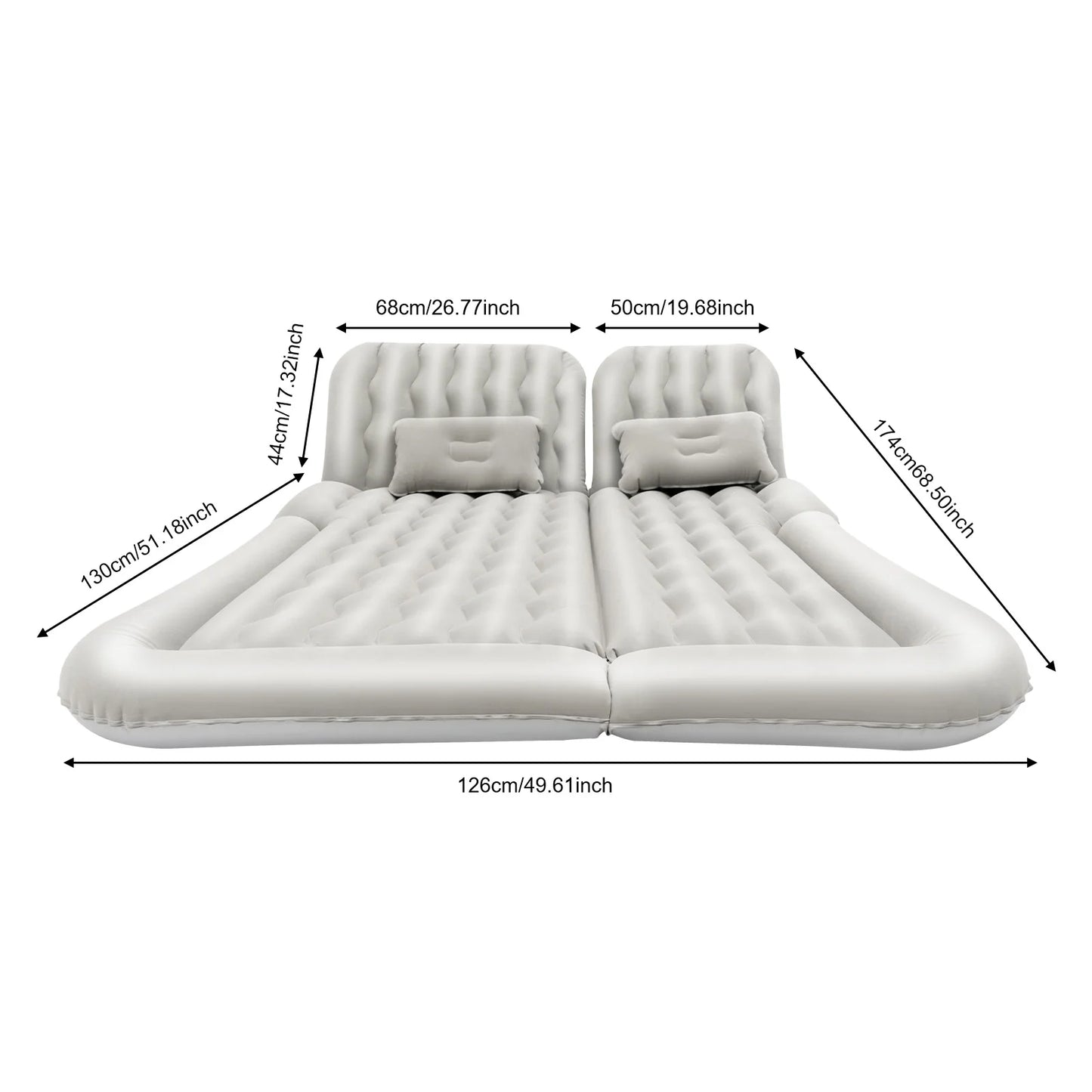 SUV Air Mattress con pompa inclusa