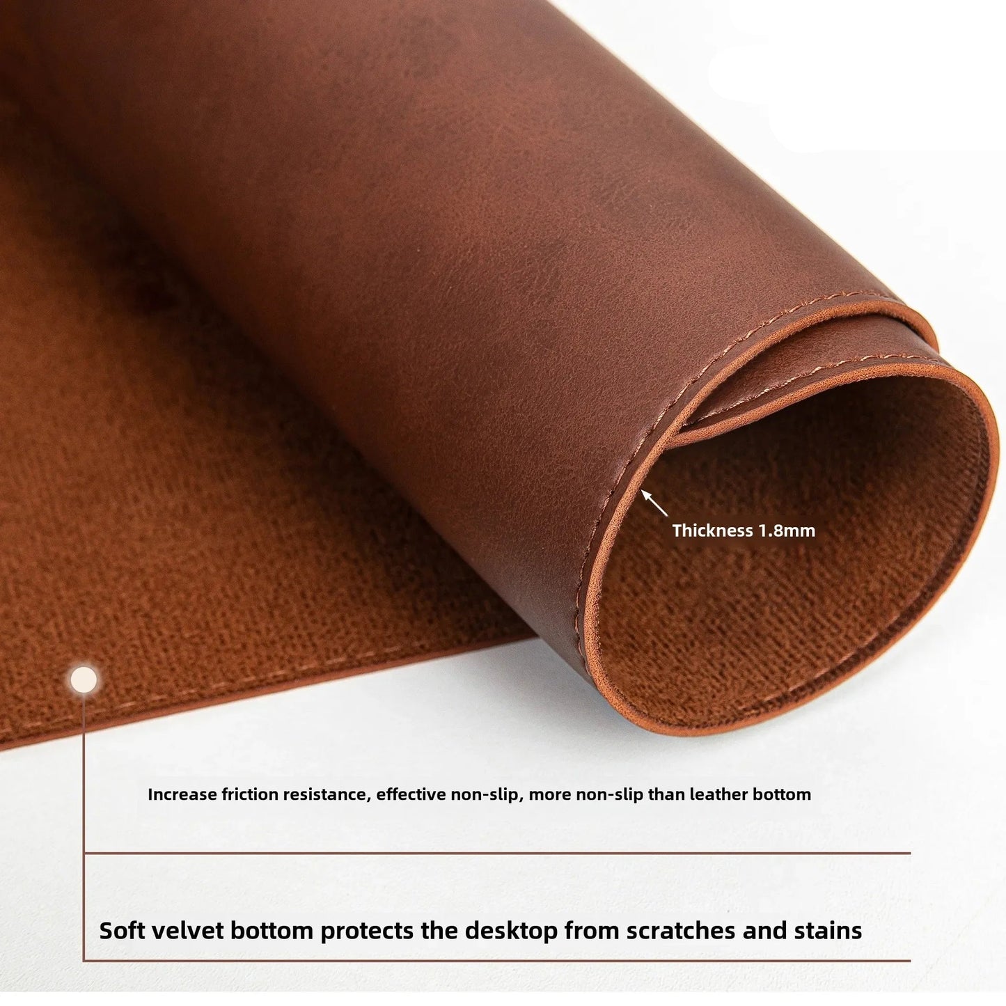 Xummen Desk Pad Mouse Pad in PU Leather Waterproof