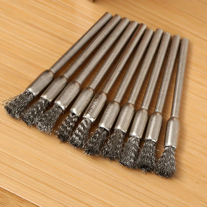 Set Spazzole Filo d'Acciaio Inossidabile