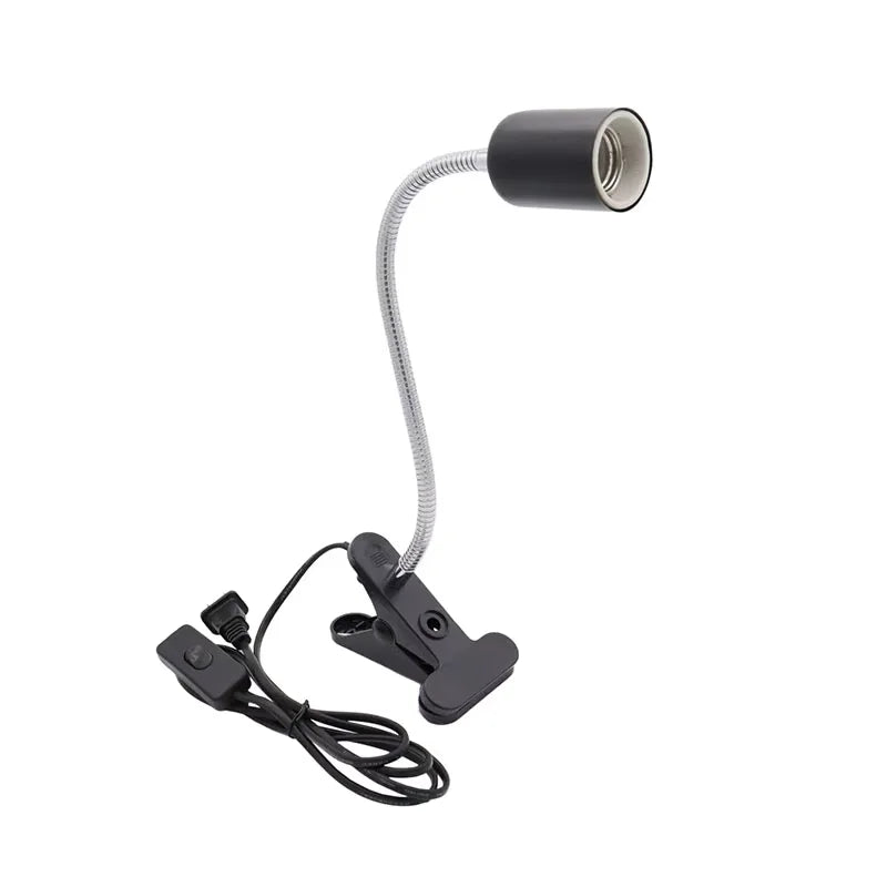 Lampada Riscaldante per Rettili  – Portalampada E27 con Braccio Flessibile