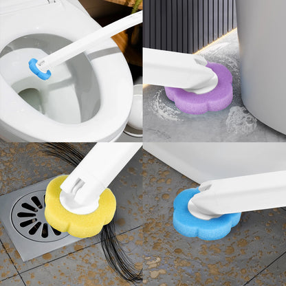 Kit Spazzolone WC con Testine Monouso