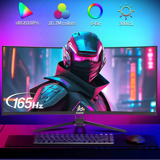 Gawfolk 34” Curved Gaming Monitor UWQHD