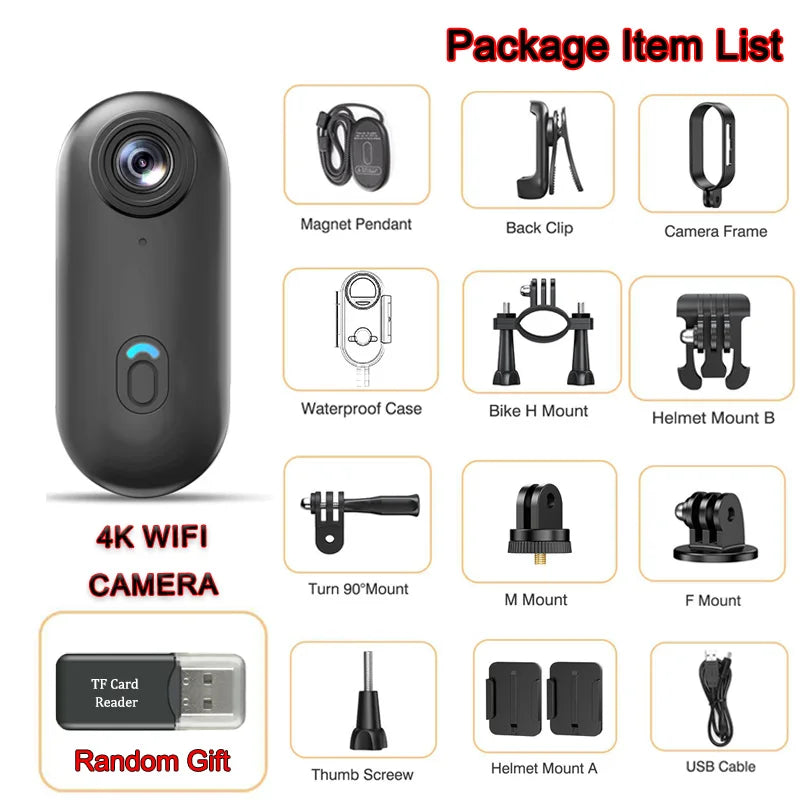 JETO H88 Mini Action Camera 4K