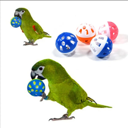 Set 10 Palline Sonaglio Colorate per Uccelli e Piccoli Animali