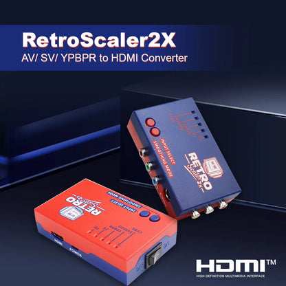 RetroScaler2x — Convertitore AV-HDMI e Line-Doubler per Console Retro