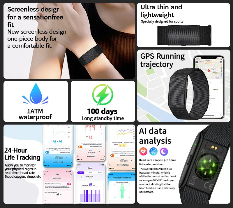 Fitness Tracker con Monitoraggio Salute e Notifiche