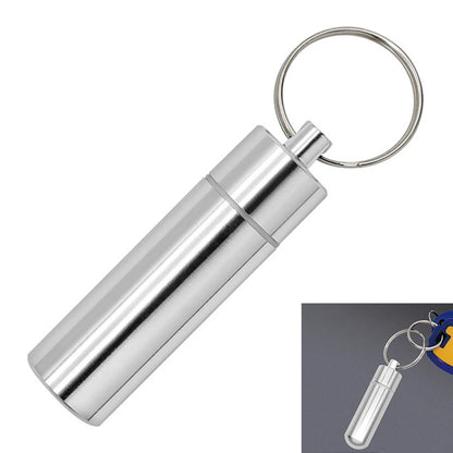 Porta Pillole Portatile con Portachiavi
