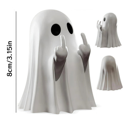 Statuetta Fantasma con Dito Medio
