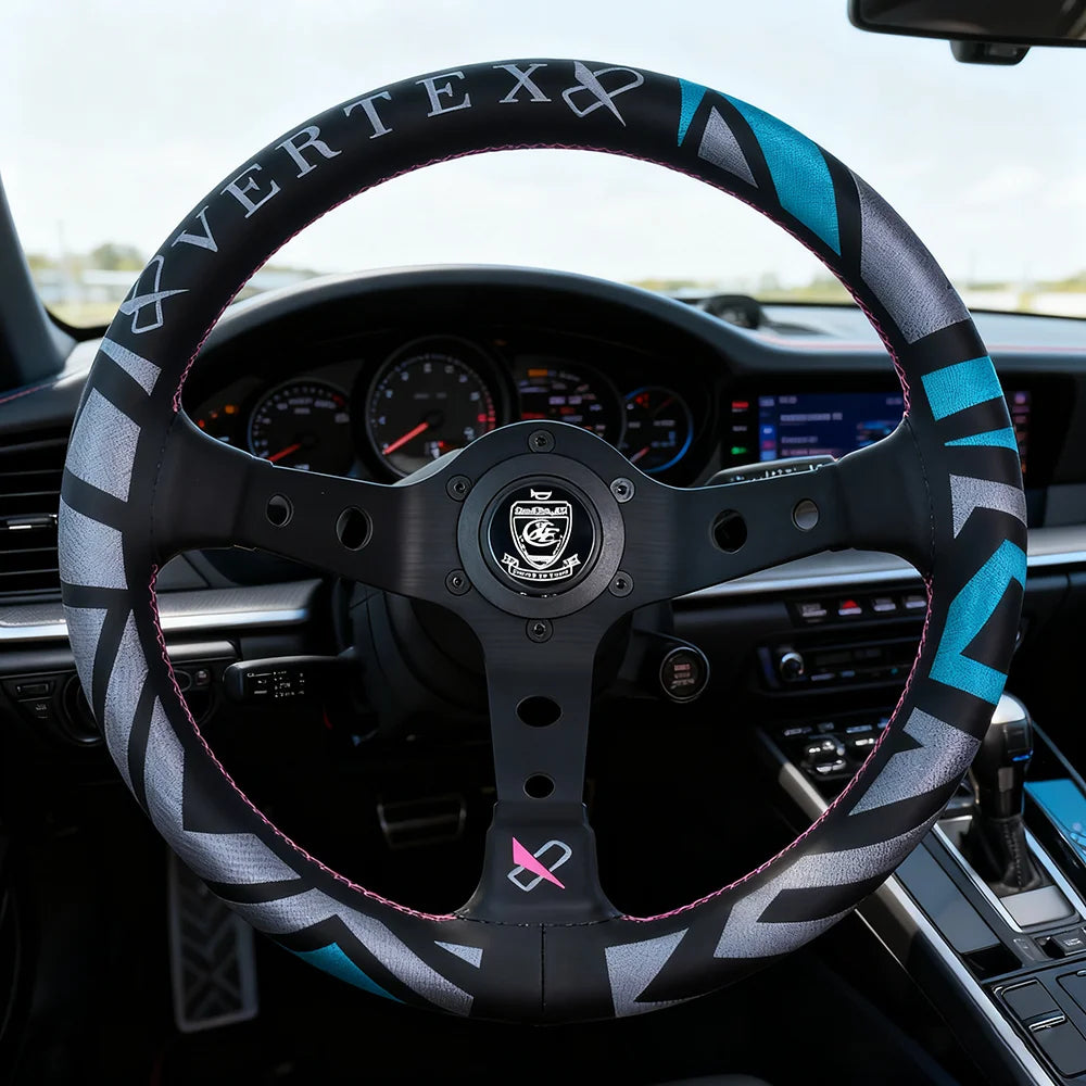 Volante Racing VERTEX 320mm in Pelle