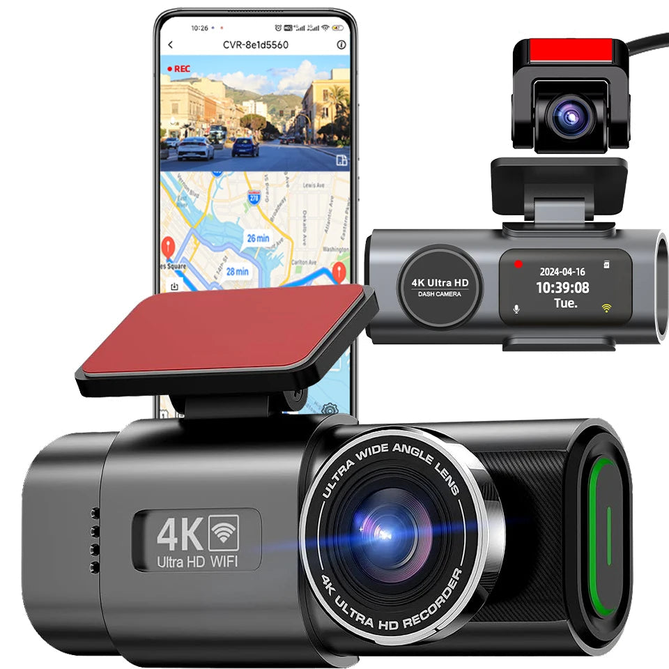 Dash Cam 4K UHD Acceo B35P / B53P – WiFi + GPS + 24H Parking
