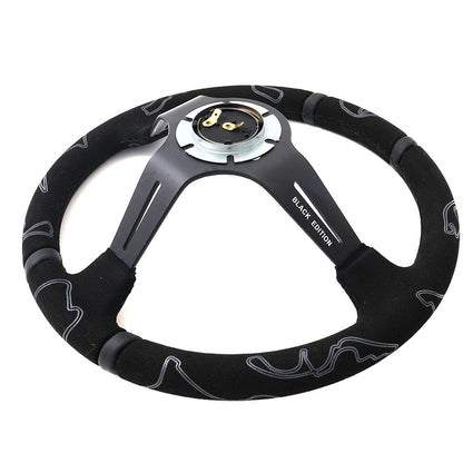 Volante Racing 335mm Scamosciato