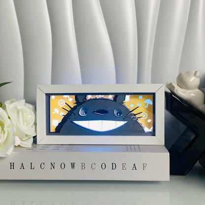 Light Box LED 3D con Intaglio su Carta