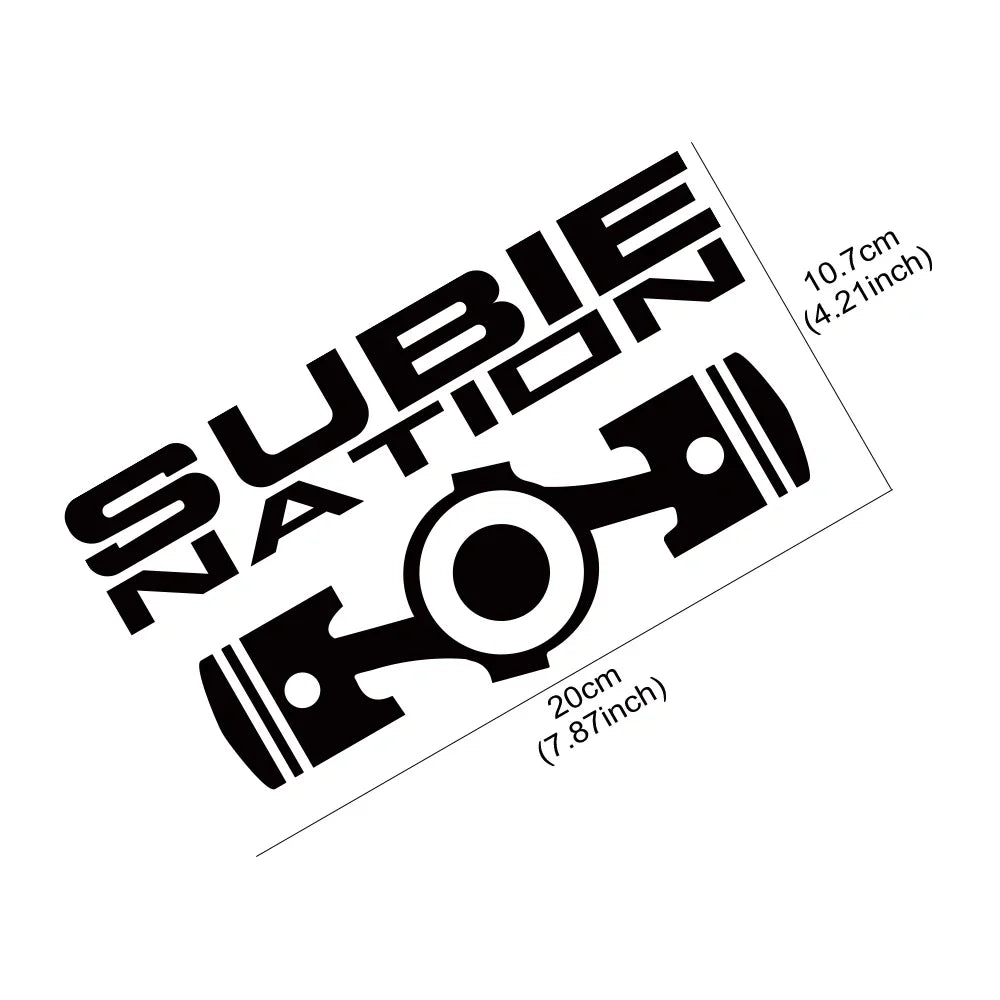 Adesivo JDM "SUBIE Nation"