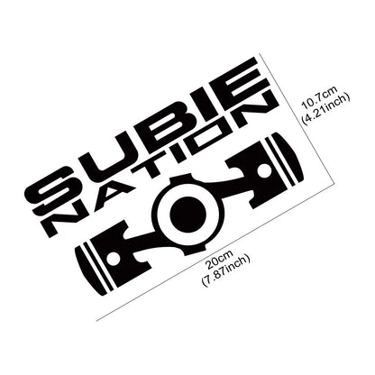 Adesivo JDM "SUBIE Nation"