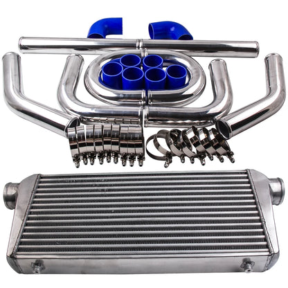 Intercooler Universale 600x300x76 con Kit Tubazioni 2.5"