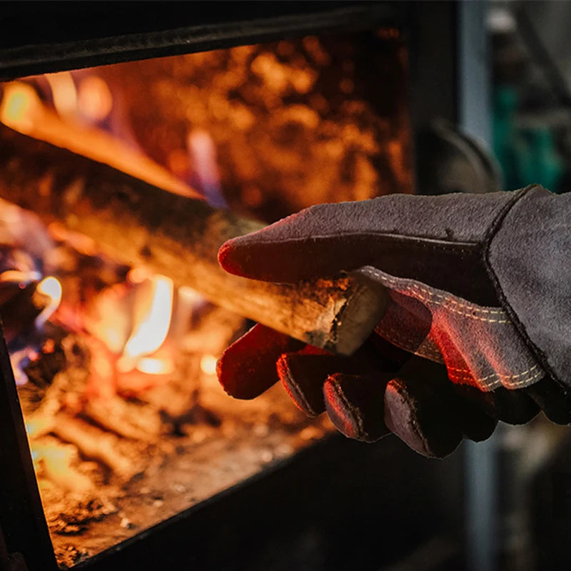 Leather Welding Heat-Resistant Gloves