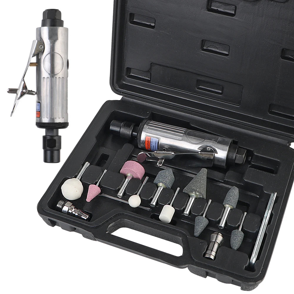 Kit Smerigliatrice Pneumatica Professionale 16 Pezzi