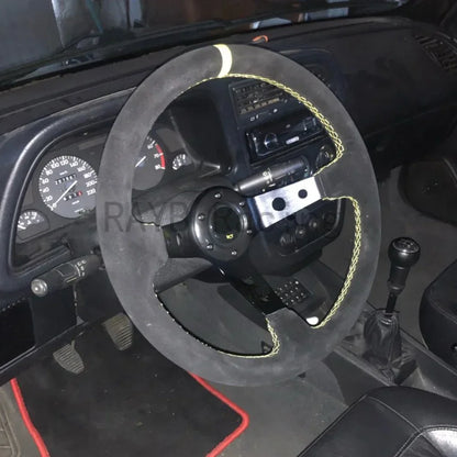 Volante Racing OMP 350mm Scamosciato