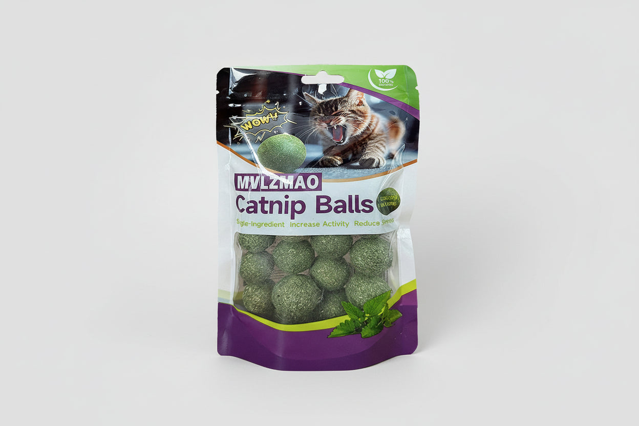 Pallina di Catnip Naturale per Gatti