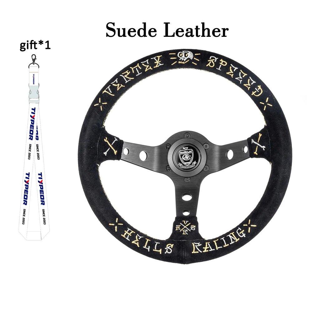 Volante Racing VERTEX 320mm in Pelle