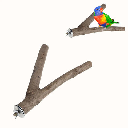 Supporto in Legno per Uccelli – 2 Pezzi