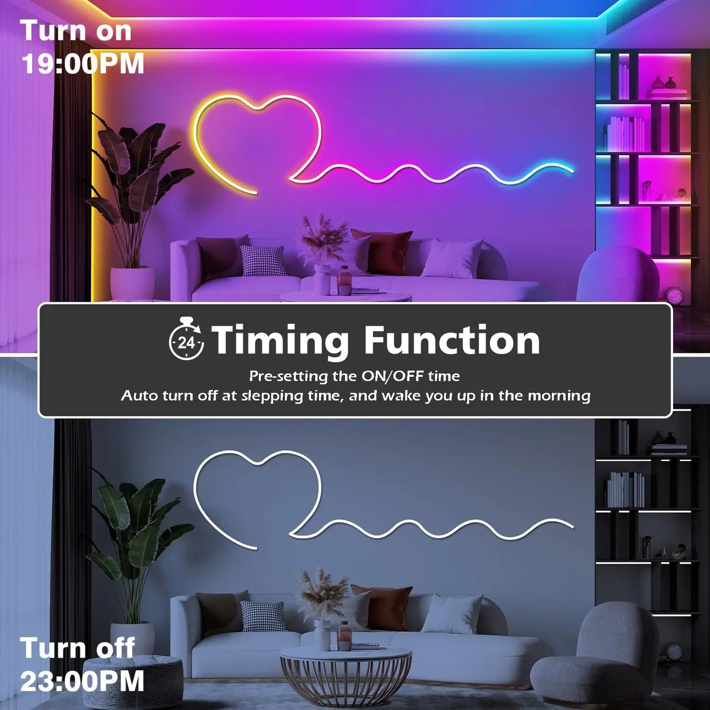 Striscia LED Neon RGB Intelligente 24V