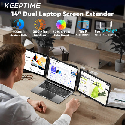 Amoudo Monitor Portatile 15.6” Full HD IPS per Laptop e Gaming