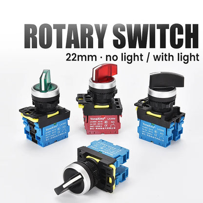 Interruttore Rotativo VaneAims LA36M 22mm