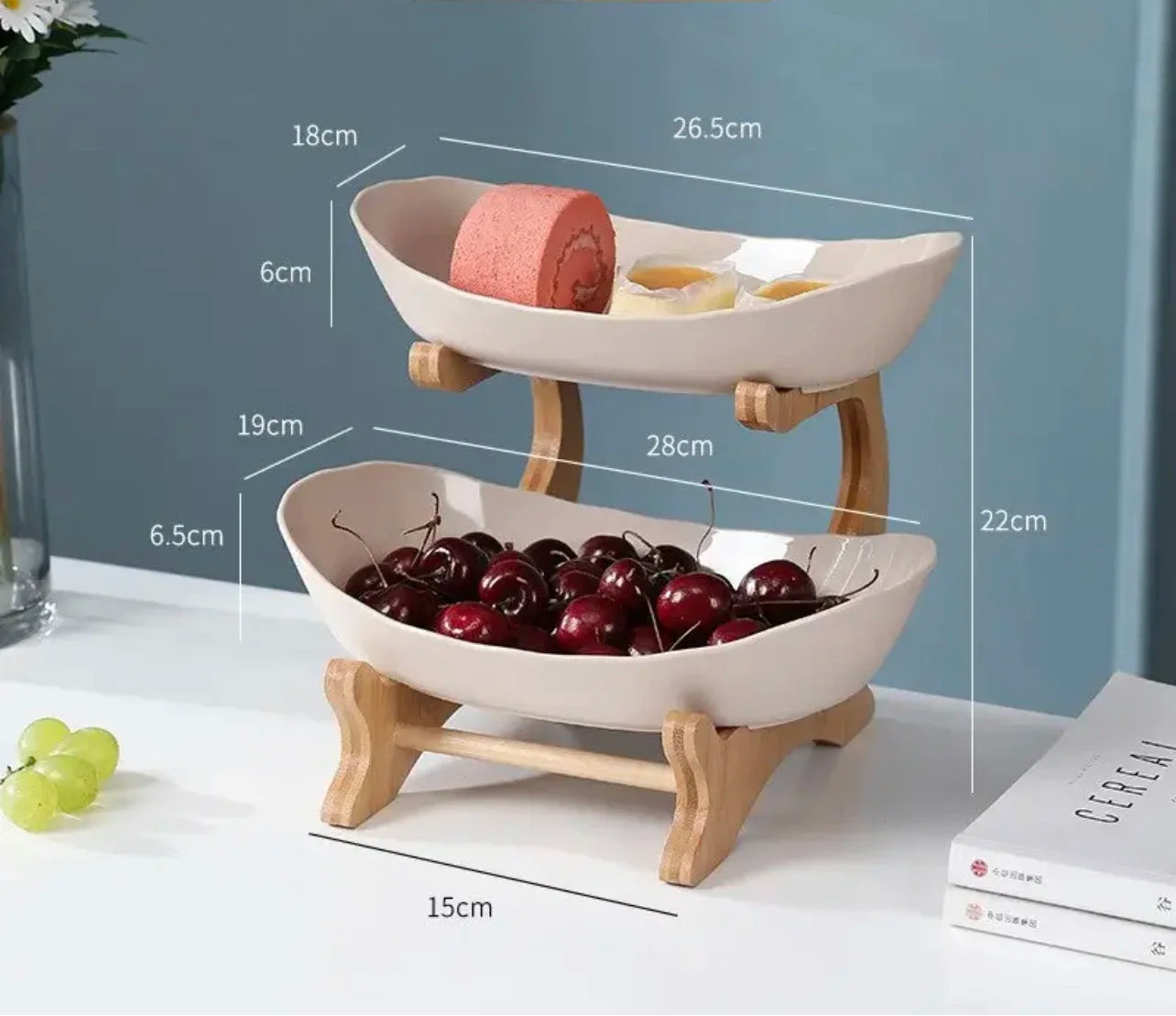 Portafrutta a 2/3 Livelli KEMORELA